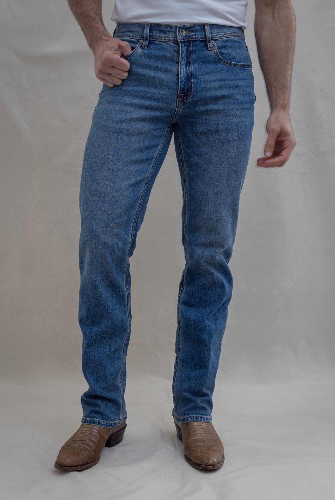 Mens Boot Cut Fit Jeans