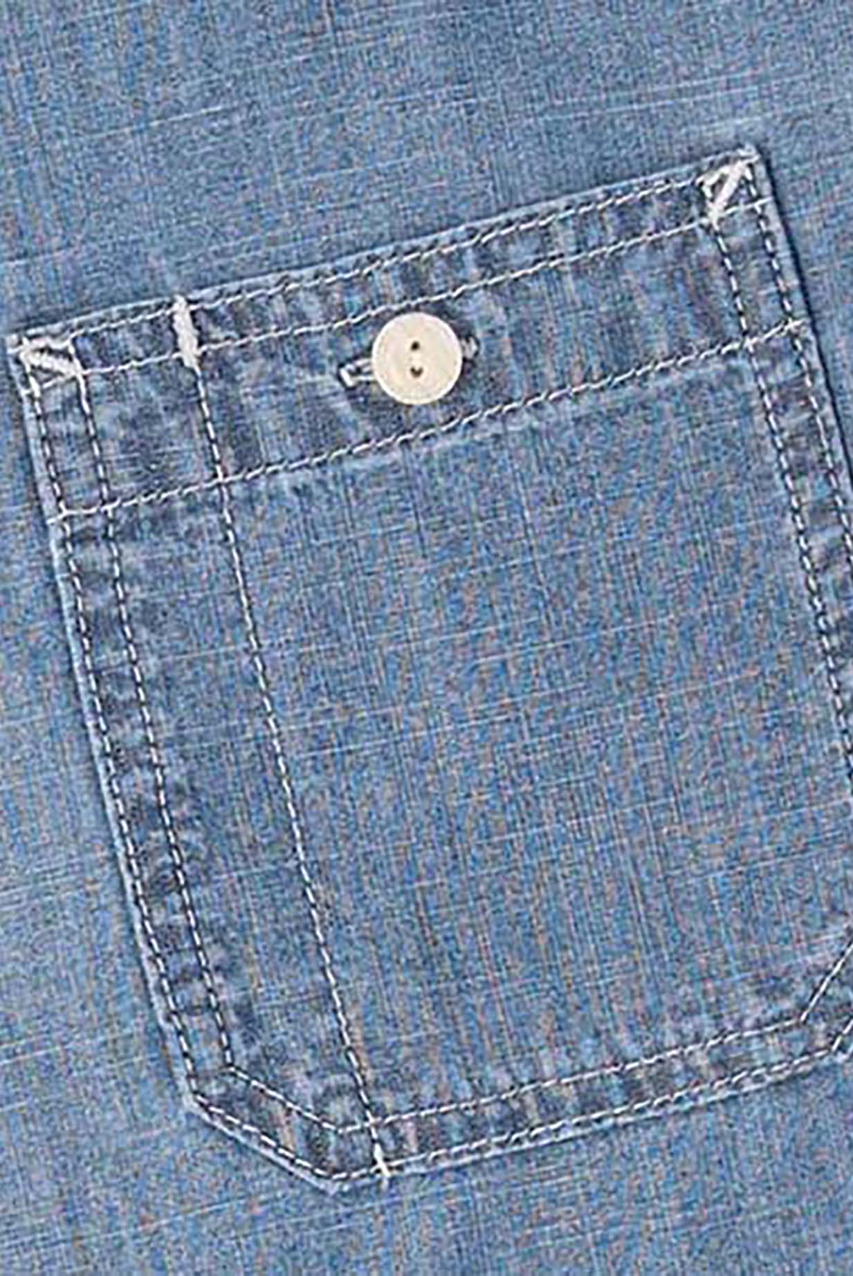 Military Chambray Shirt - Tyron Wash