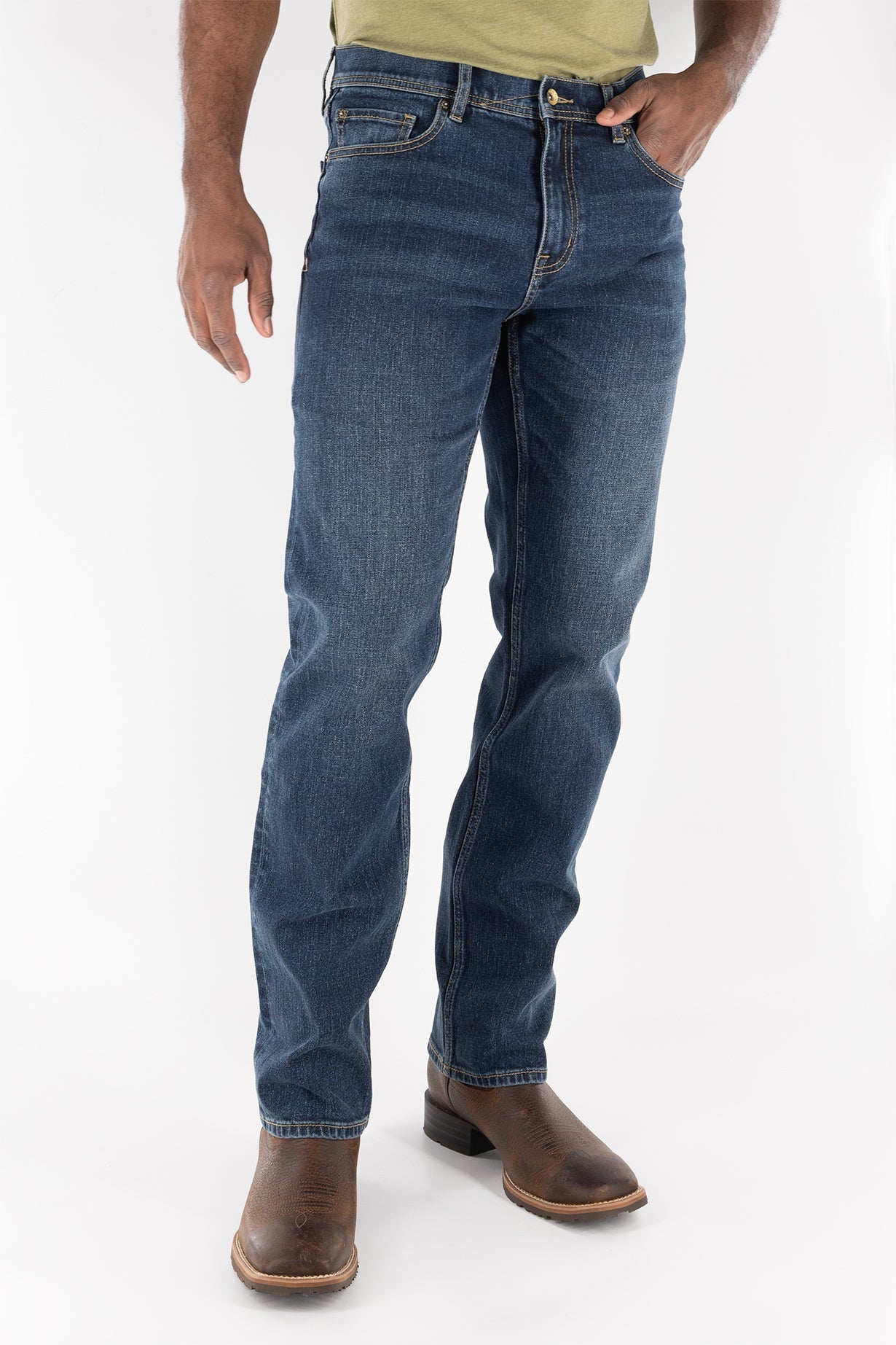 Mens Boot Cut Fit Jeans