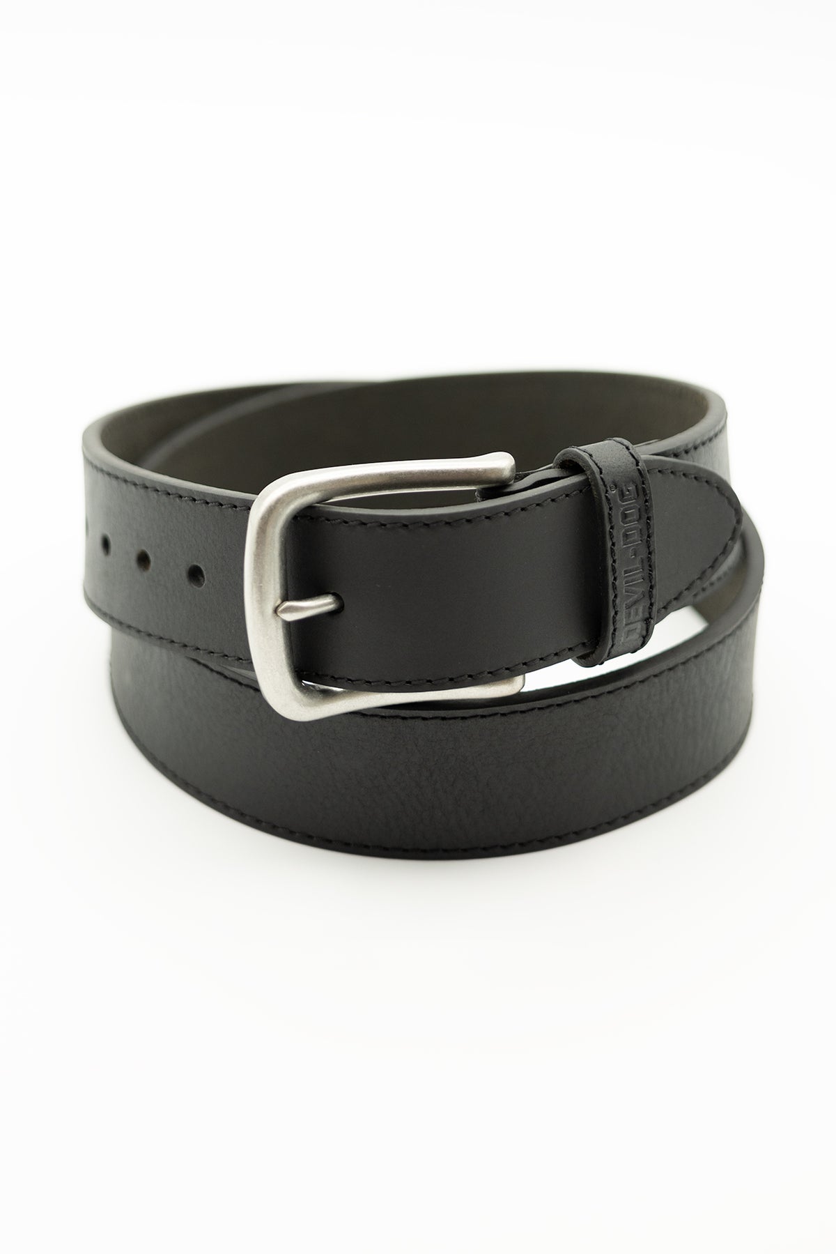 9776 Women\'s The Lady Belt, Black/nickel Buy Black Female Belt Nickel Buckle Oiled Leather  main image 3