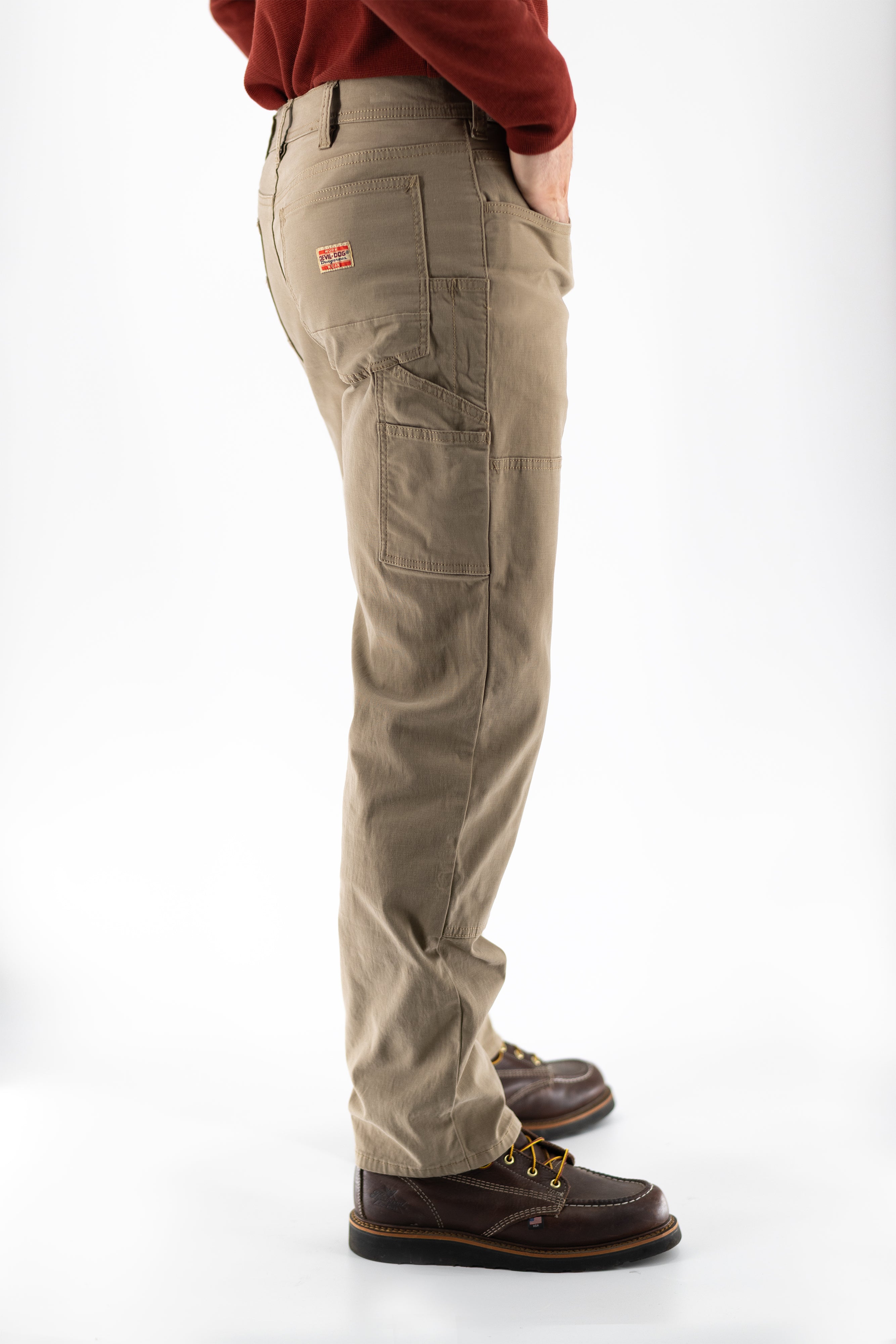 Carpenter Pant Rugged Tan – DEVIL-DOG Dungarees - Main Image