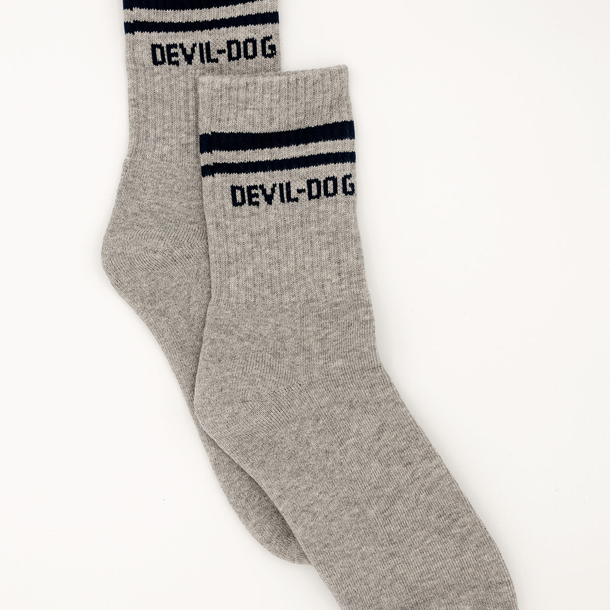 Athletic Socks - Grey Navy | DEVIL-DOG® – DEVIL-DOG Dungarees