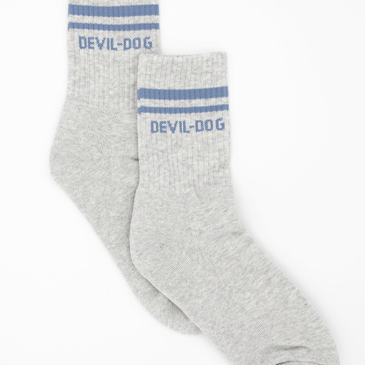 Athletic Socks - Light Grey Blue | DEVIL-DOG® – DEVIL-DOG Dungarees