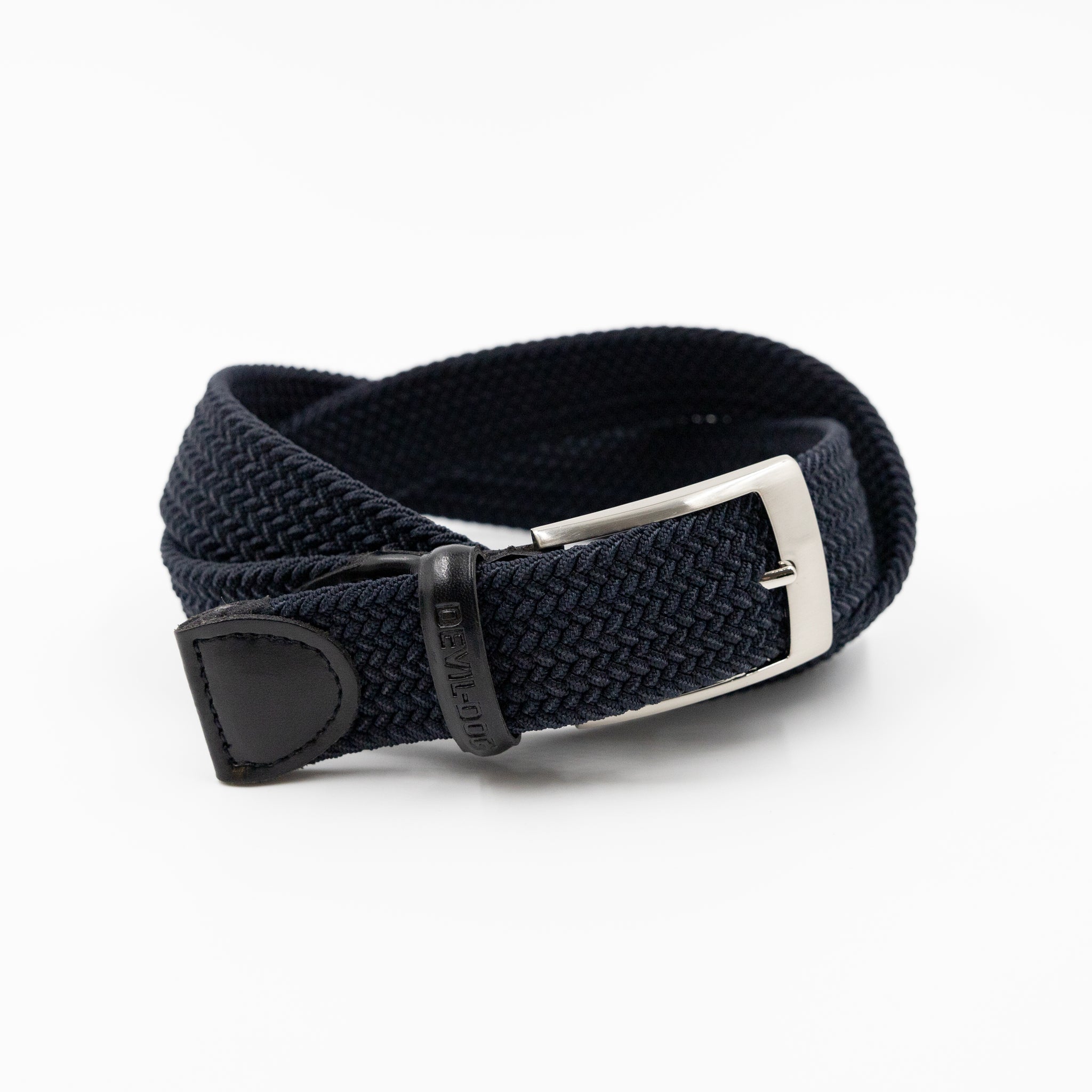 Stretch Woven Belt Navy DEVIL DOG Dungarees