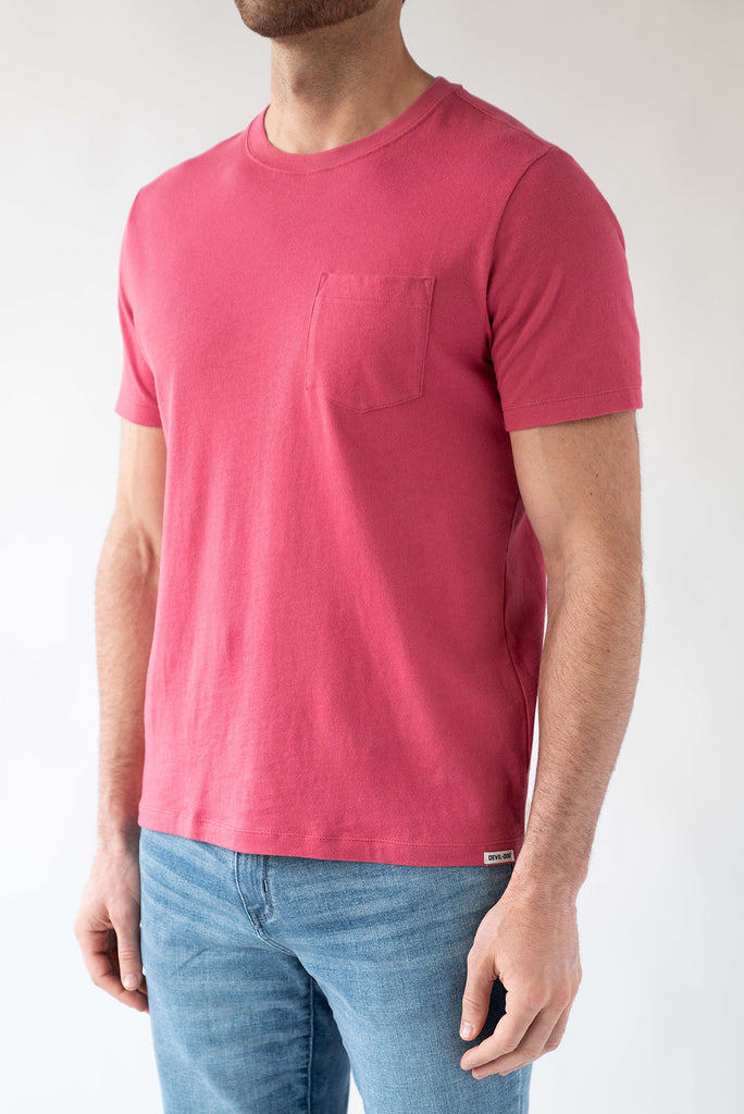 Products Brick Red - Signature Pocket Tee