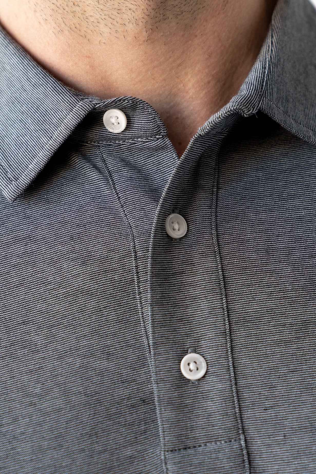 CharcoalPolo placket